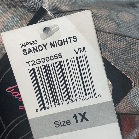 NEW Baby Phat cowl neck mini ruched dress 1X - Picture 16 of 17